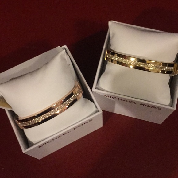 Ubuy Michael Kors Gold Pave Bracelet Cuff Bracelet Michael Kors